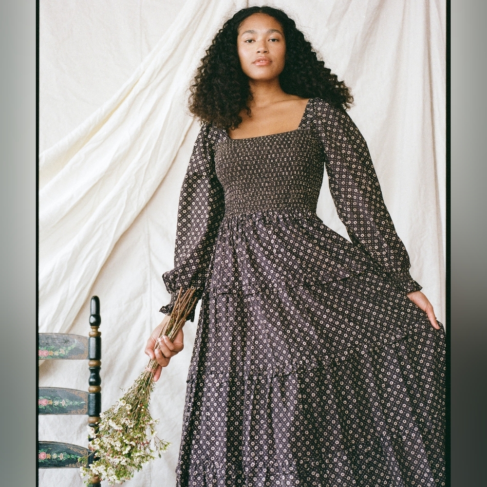 Christy Dawn Emerson in noir petunia dot, xs
